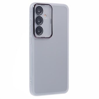 DKSM-serie voor Samsung Galaxy A14 5G / A14 4G hoes met geëlektroplatede cameraframe TPU telefoonhoes