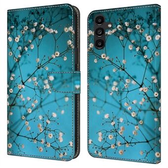 Voor Samsung Galaxy A14 4G / 5G Hoesje Patroon Gedrukt Beschermende Cover TPU+PU Lederen Flip Telefoonhoesje