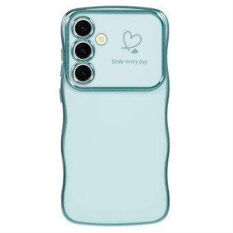 Voor Samsung Galaxy A14 4G / 5G Hoesje Liefde Harten TPU Telefoonhoesje Krullend Golfkader Groot Venster