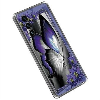 Voor Samsung Galaxy A14 5G patroonprint IMD schokbestendig hoesje Flexibele TPU beschermhoes