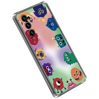 Voor Samsung Galaxy A14 5G Patroondruk IMD Zachte TPU-hoes Scratch beschermende telefoonhoes
