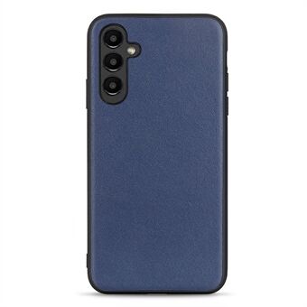 Voor Samsung Galaxy A14 5G / A14 4G Schokbestendig Mobiele Telefoon Cover Getextureerd Echt Leer Gecoat TPU Telefoonhoesje