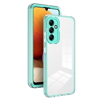 Voor Samsung Galaxy A14 5G 3-in-1 transparante telefoonhoes TPU + pc-camerabescherming Anti-drop case