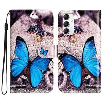 Portemonnee-hoesje voor Samsung Galaxy A14 5G, PU-leer patroon bedrukte handtas Stand flip-telefoonhoes