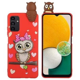 YX TPU telefoonhoesje voor Samsung Galaxy A14 5G slim case patroon bedrukt 3D figuur beschermhoes