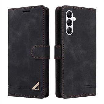 007 Serie Voor Samsung Galaxy A14 5G / 4G Skin-touch Lederen Portemonnee Telefoonhoesje Flip Stand Anti-drop Cover