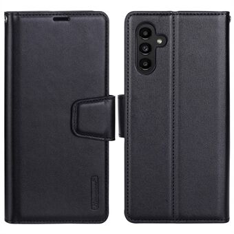 HANMAN Mill Series voor Samsung Galaxy A14 4G / 5G Stand Wallet Leren Case Mobiele Telefoon Cover