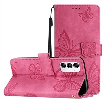 Voor Samsung Galaxy A14 5G Anti-Drop Leren Flip Cover Skin-Touch Portemonnee Telefoonhoesje