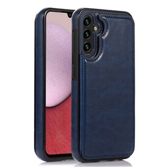 Voor Samsung Galaxy A14 4G / A14 5G Kickstand Telefoonhoesje met Kaarthouder PU Lederen Gecoate TPU Cover