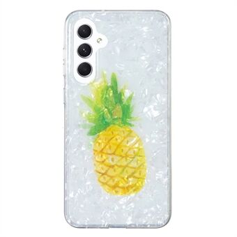 Shell-patroon TPU-hoesje voor Samsung Galaxy A14 5G, IMD marmeren bloem beschermende telefoonhoes