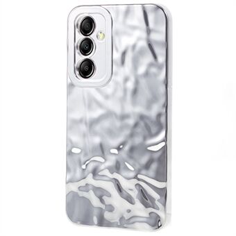 Voor Samsung Galaxy A14 5G / 4G Galvaniserende TPU-telefoonhoes Gerimpelde ongelijke beschermende telefoonhoes