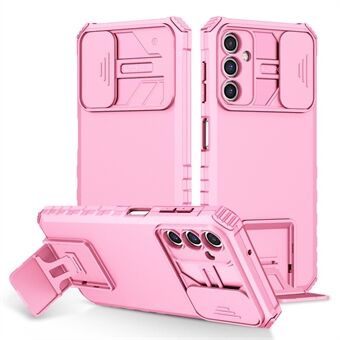 Voor Samsung Galaxy A14 5G Kickstand Telefoonhoesje Slide Camerabescherming PC + TPU Cover