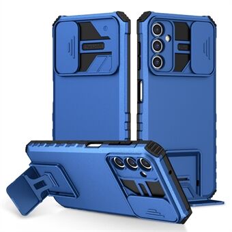 Voor Samsung Galaxy A14 5G Kickstand Telefoonhoesje Slide Camerabescherming PC + TPU Cover