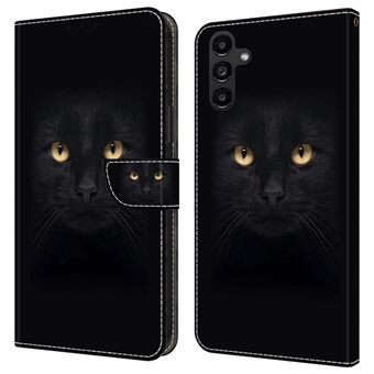 Voor Samsung Galaxy A14 5G / A14 4G hoesje met anti-valfunctie en portemonnee met standaard.