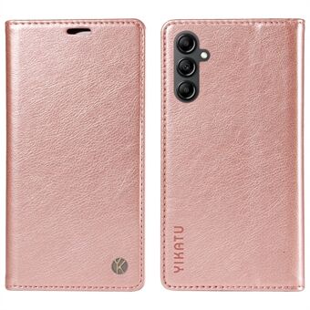 YIKATU YK-006 voor Samsung Galaxy A14 5G / A14 4G, hoesje van anti-val lederen portemonnee voor mobiele telefoon.