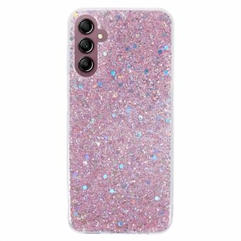 Voor Samsung Galaxy A14 5G / A14 4G TPU hoesje met glinsterende pailletten telefoonhoesje.