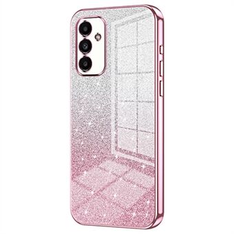 Voor Samsung Galaxy A14 5G / A14 4G Hoesje met valbescherming, glitter en precisie-uitsparingen, TPU telefoonhoesje.