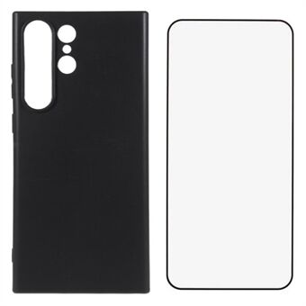 Sure, here is the translation to Dutch:

WANLONFENG MS Series voor Samsung Galaxy S23 Ultra TPU-hoes Matte Telefoonhoesje met Gehard Glas Screen Protector