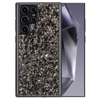 Voor Samsung Galaxy S23 Ultra Magnetische Hoes Gesmeed Textuur Aramidevezel+TPU Anti-Slip Telefoonhoes