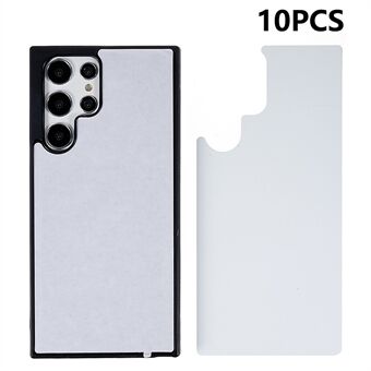 10 stuks / pak voor Samsung Galaxy S23 Ultra hoes, PC+TPU telefoonhoes, ondersteunt hitteoverdracht printen