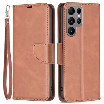 Voor Samsung Galaxy S23 Ultra BF Leather Series-4 Phone Stand Case Magnetische Sluiting PU Leather Drop-proof Wallet Cover met Polsband