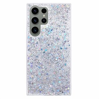 Voor Samsung Galaxy S23 Ultra Hoesje TPU Glitter Sparkle Telefoonhoes