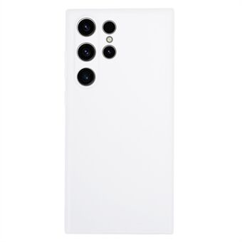 Voor Samsung Galaxy S23 Ultra Hoesje Anti-vingerafdruk Mat TPU Cover (Precieze Uitsparing) - Helder Wit