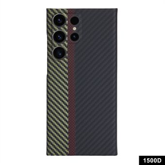 Voor Samsung Galaxy S23 Ultra Aramid Fiber telefoonhoesje in drie kleuren en met 1500D-textuur