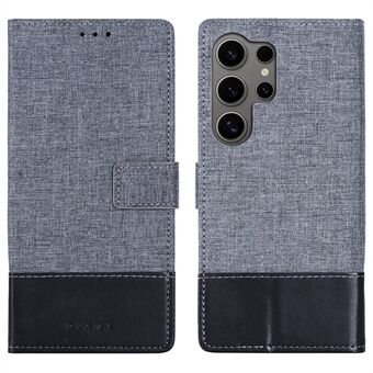 MUXMA MX102 voor Samsung Galaxy S23 Ultra hoesje PU lederen mobiele telefoonstandaard hoesje