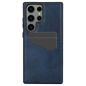 Voor Samsung Galaxy S23 Ultra Hoesje voor kaartopslag, schokbestendige mobiele telefoonhoes van PU+TPU materiaal