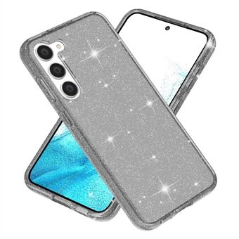 Voor Samsung Galaxy S23 Glittery Powder Soft TPU + Hard PC Phone Case Anti- Scratch mobiele telefoonhoes