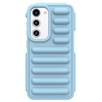 Capsule Serie voor Samsung Galaxy S23 Telefoonhoesje Zachte TPU Anti-Kras Geribbelde Achterkant Cover