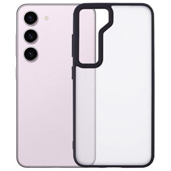 X-LEVEL Voor Samsung Galaxy S23 Hoesje Mat PC+TPU Anti-Kras Telefoonhoesje - Zwart