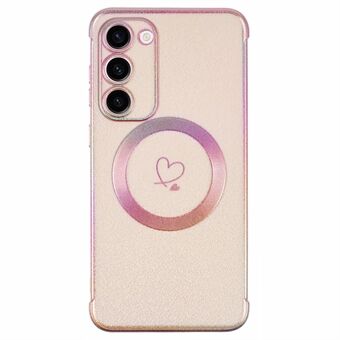 Voor Samsung Galaxy S23 Magnetische Hoes TPU Gradient Geplateerde Telefooncover