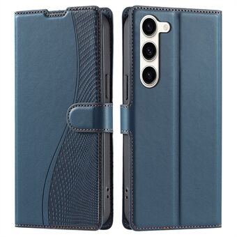 Voor Samsung Galaxy S23 Hoesje Dots Afgedrukt PU Lederen Flip Telefoonhoesje met Kaartsleuf, Bandje