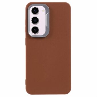 Voor Samsung Galaxy S23 Hoesje Leren Textuur TPU Schokbestendige Telefoonhoes