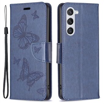 BF Imprinting Pattern Series-4 voor Samsung Galaxy S23 PU lederen magnetische flip case bedrukte vlinders Stand portemonnee beschermende telefoonhoes