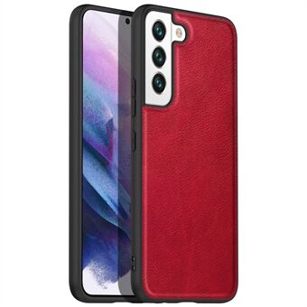 Voor Samsung Galaxy S23 telefoonhoesje retro-stijl effen kleur PU-leer gecoat TPU + pc-telefoonhoes