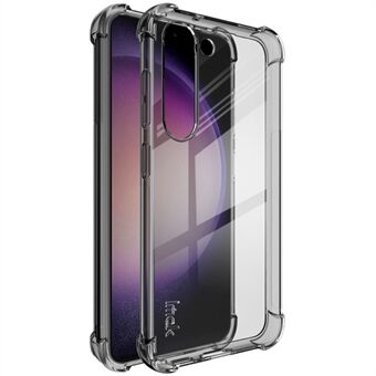 IMAK voor Samsung Galaxy S23 Clear TPU-telefoonhoes Airbag Drop-proof Back Cover