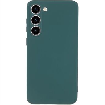 Voor Samsung Galaxy S23 TPU camerabescherming telefoonhoes zachte vezelvoering rubberen achterkant