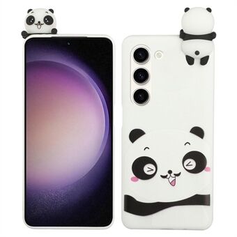 Voor Samsung Galaxy S23 mobiele telefoonhoes 3D dier figuur TPU + siliconen cartoon patroon telefoonhoes