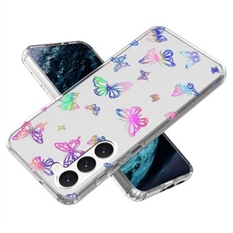 Voor Samsung Galaxy S23 GW18 PC + TPU verdikte telefoonhoes Shiny laserpatroon Mobiele telefoonhoes