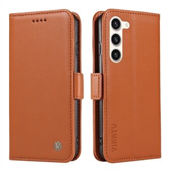 YIKATU YK-003 voor Samsung Galaxy S23 Flip Folio Wallet Cover PU lederen Stand magnetische telefoonhoes
