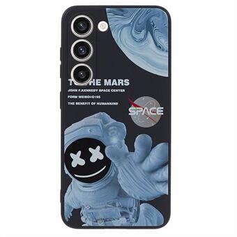 Voor Samsung Galaxy S23 Telefoon TPU Case Astronaut Patroon Afdrukken Anti- Scratch Telefoon Cover