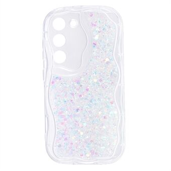 JTW-serie voor Samsung Galaxy S23-hoesje Epoxy Glitter Sequins Telefoon TPU-hoesje