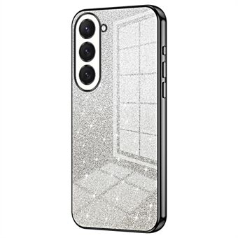 Voor Samsung Galaxy S23 Hoesje Slim-Fit Glitter Precieze Uitsparing TPU Telefoonbeschermer