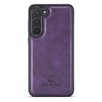 DG.MING voor Samsung Galaxy S23 Omslag van Leer Gecoat PC+TPU Telefoonhoesje