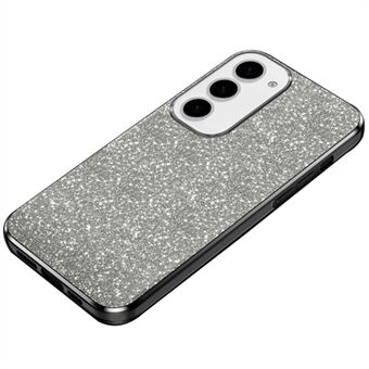 Voor Samsung Galaxy S23 6D Elektroplating Telefoonhoesje met Glitterpoeder TPU Cover