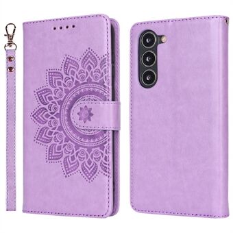 Voor de Samsung Galaxy S23 mobiele telefoonhoes R61 Textuur PU Leren Wallet Stand Beschermende Cover.