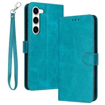 Voor Samsung Galaxy S23 Mobiele Accessoires Leverancier PU Lederen Kalfstructuur Standhoesje Telefoonhoesje